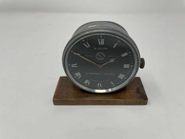 Hispano-Suiza Dashboard Clock c1920s by Jaeger Paris & Genev-Auction Lot