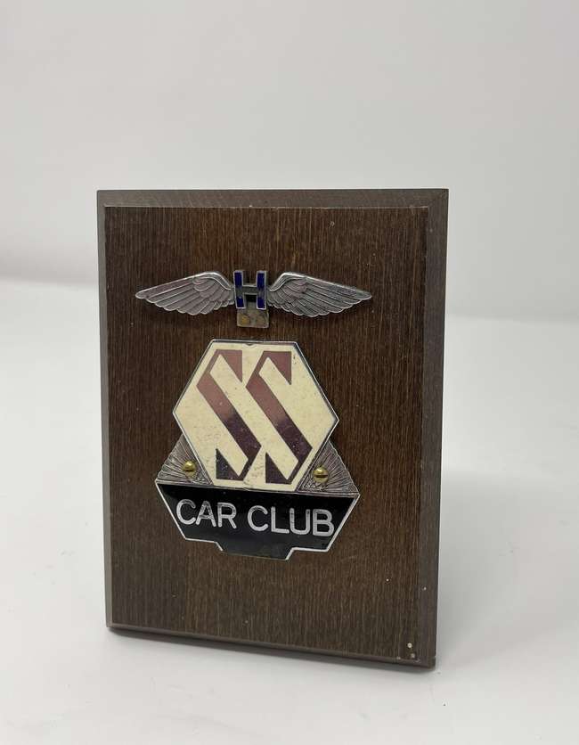 SS Car Club Car Badge C1930s-Sold