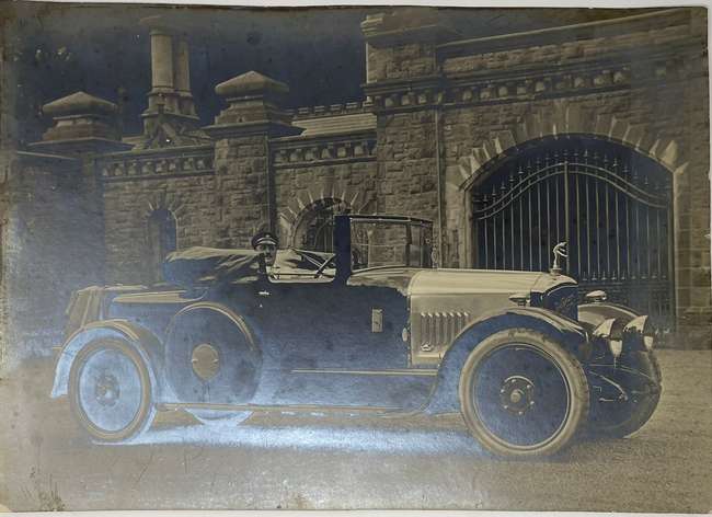 Depictions of a De Dion-Bouton c1920 and Darracq Racing Car -Auction Lot