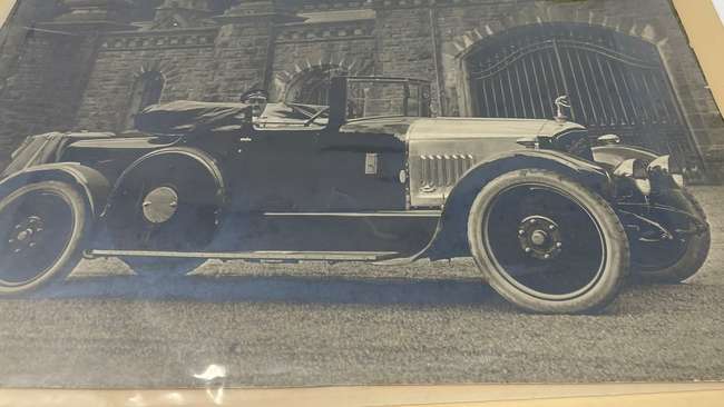 Depictions of a De Dion-Bouton c1920 and Darracq Racing Car -Auction Lot