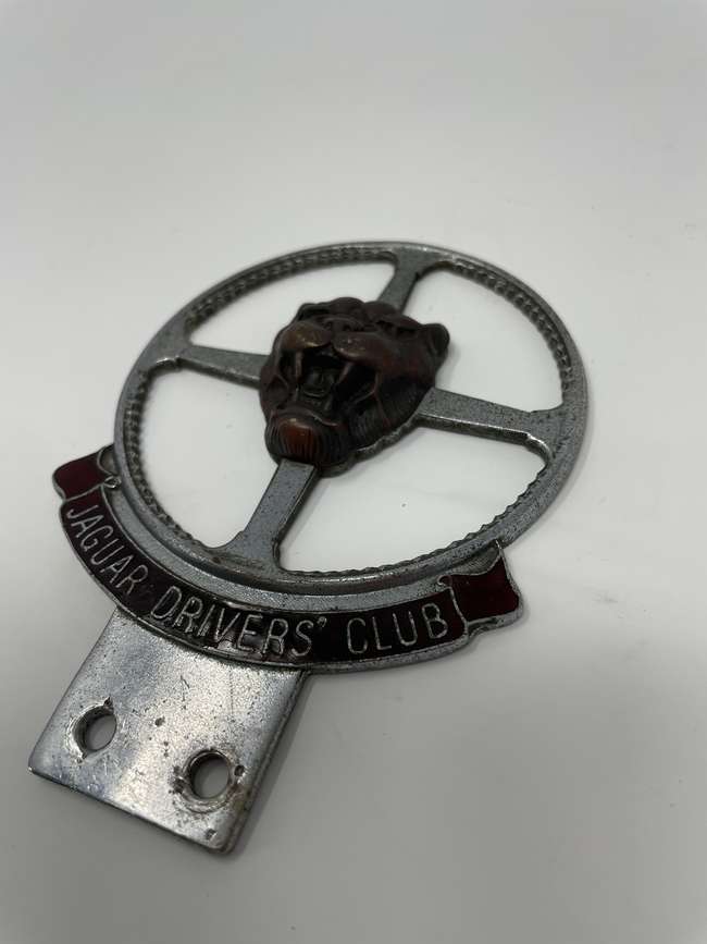 Jaguar Drivers Club Car Badge c1950s-1960s-Sold