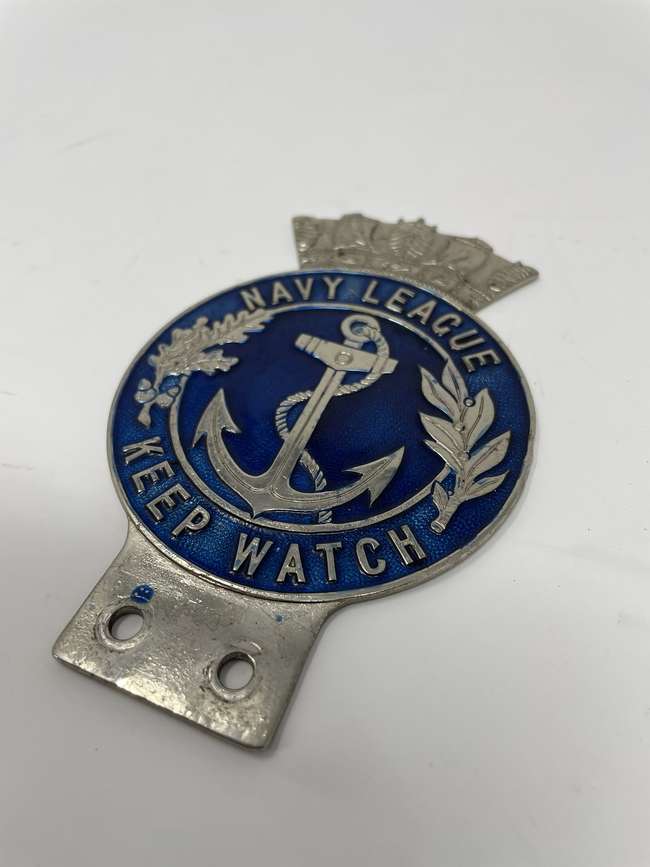 Royal Navy Services Car Badges c1950s-1960s-Sold