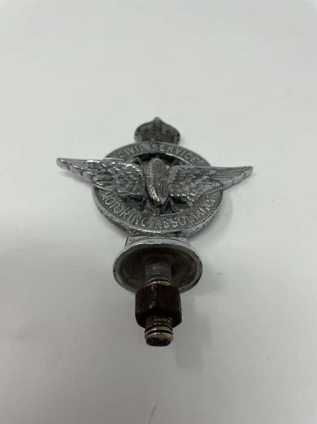 Civil Service Motoring Association Car Badge c1930s-Sold