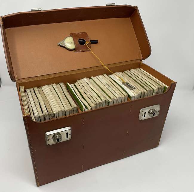 A Cased Set of Ordnance Survey Road Maps c1920s-Sold