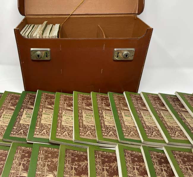 A Cased Set of Ordnance Survey Road Maps c1920s-Sold
