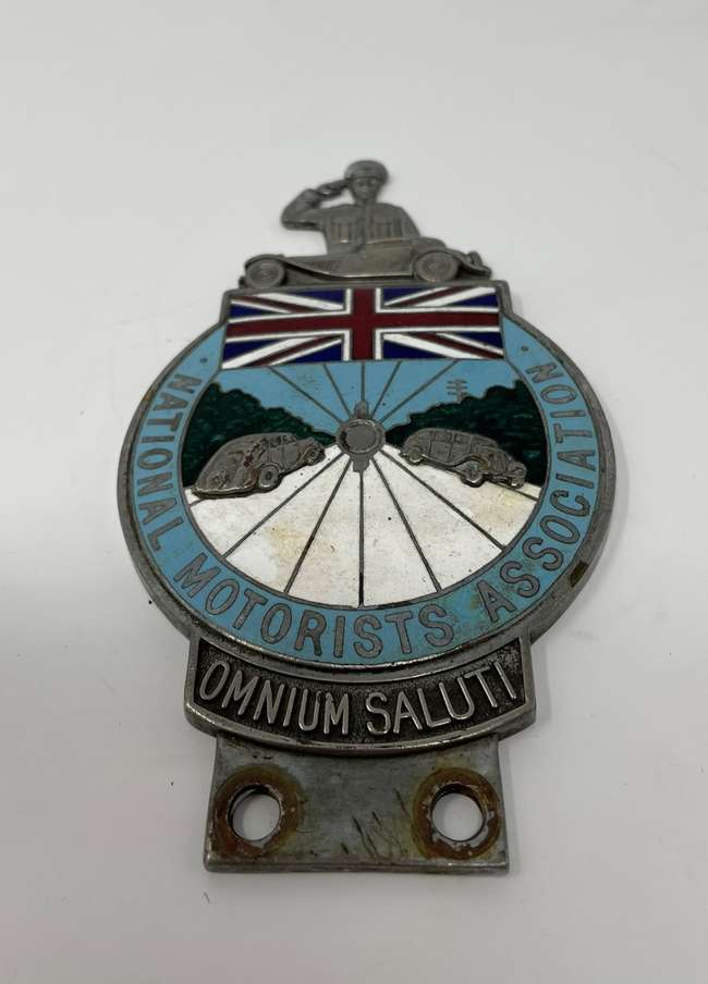 National Motorists Association Car Badge c1930s-Auction Lot