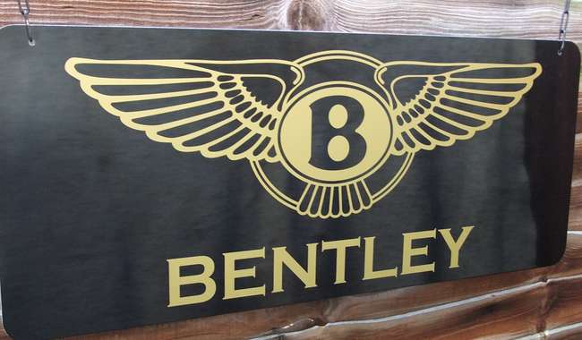 Bentley Dealership Showroom-style Sign-Sold