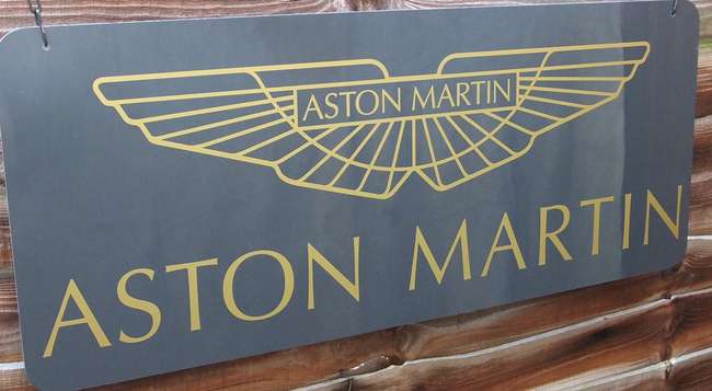 Aston Martin Showroom-Style Perspex Sign-Sold