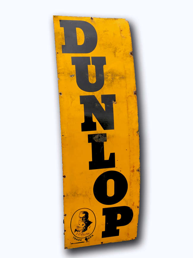 Large Dunlop Enamel Sign-Sold