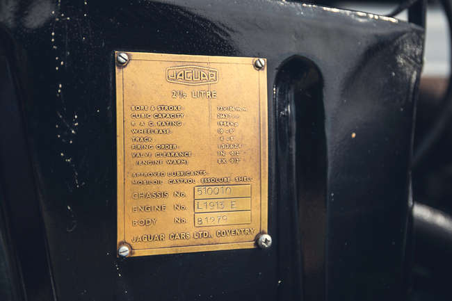 1946 Jaguar Mk IV 2.5-Litre Saloon-Sold
