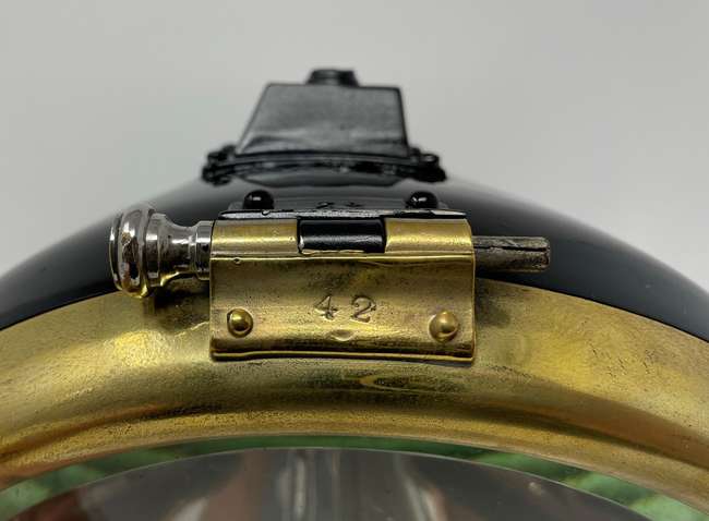 A Pair Of Cav Model E Brass Electric Headlamps*-Auction Lot