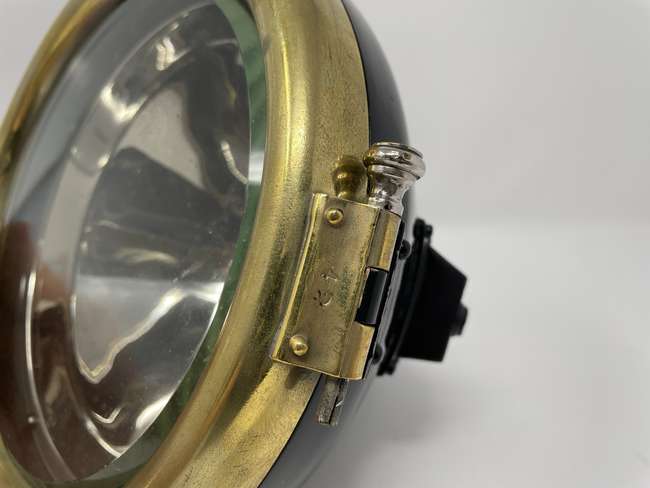 A Pair Of Cav Model E Brass Electric Headlamps*-Auction Lot