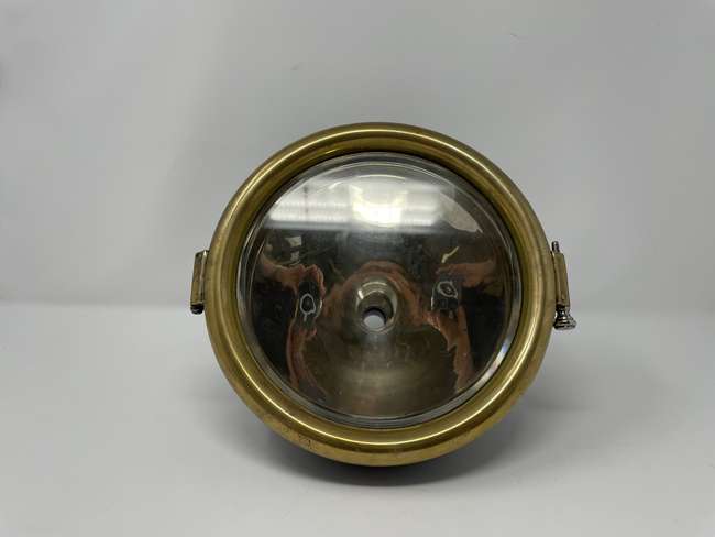 A Pair Of Cav Model E Brass Electric Headlamps*-Auction Lot