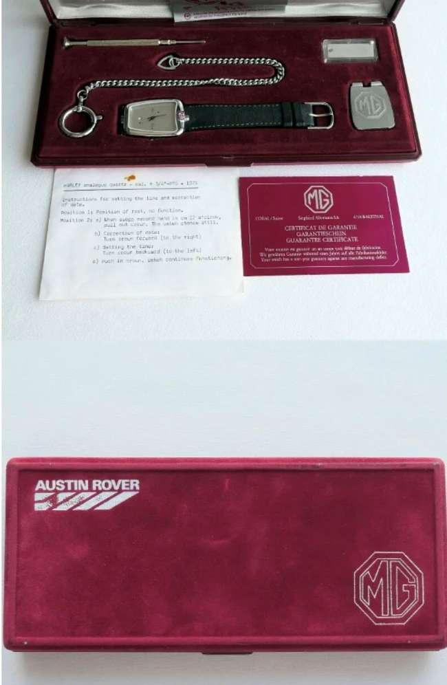 A Very Rare MG Grille-Head Watch-Auction Lot