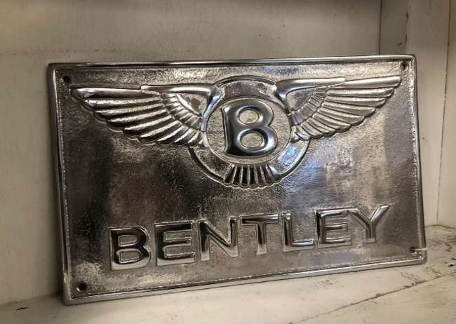 A cast and Polished Contemporary Aluminium 