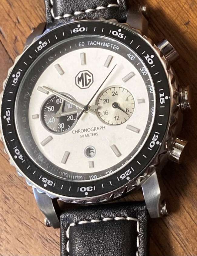 An MG Themed Chronograph Gentleman's Wristwatch-Sold