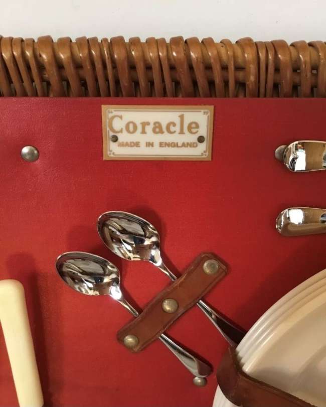 A Delightful Wicker Picnic Case by Coracle -Sold