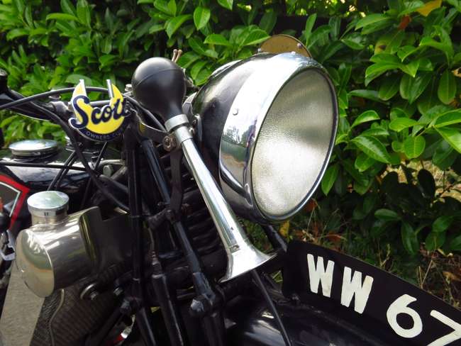 1928 Scott Flying Squirrel 596cc-Sold