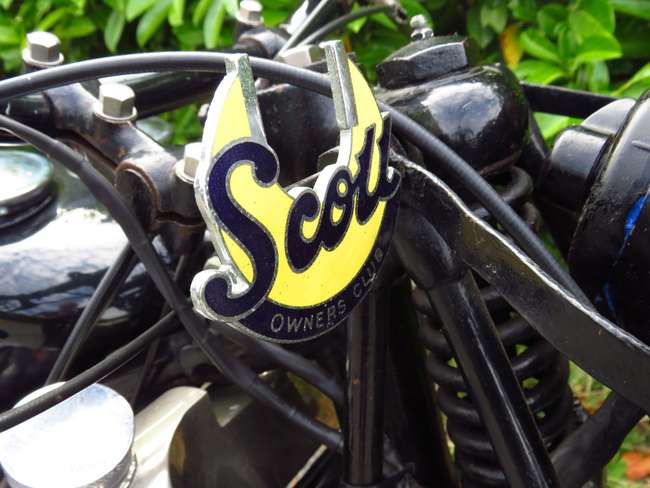 1928 Scott Flying Squirrel 596cc-Sold