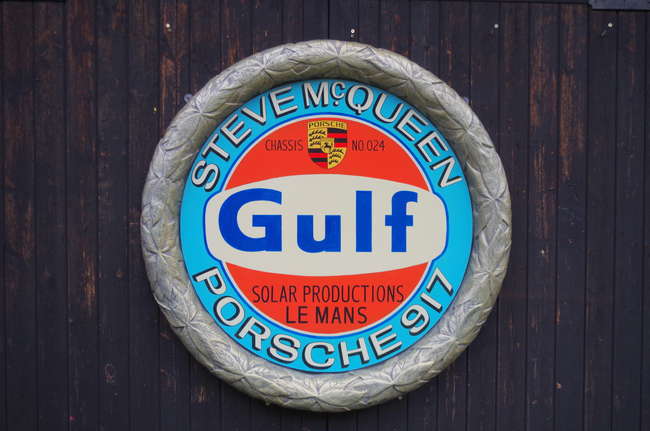 Steve McQueen's 'Le Mans' Commemorative Roundel-Auction Lot
