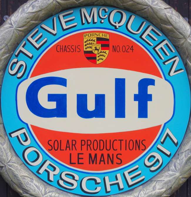 Steve McQueen's 'Le Mans' Commemorative Roundel-Auction Lot