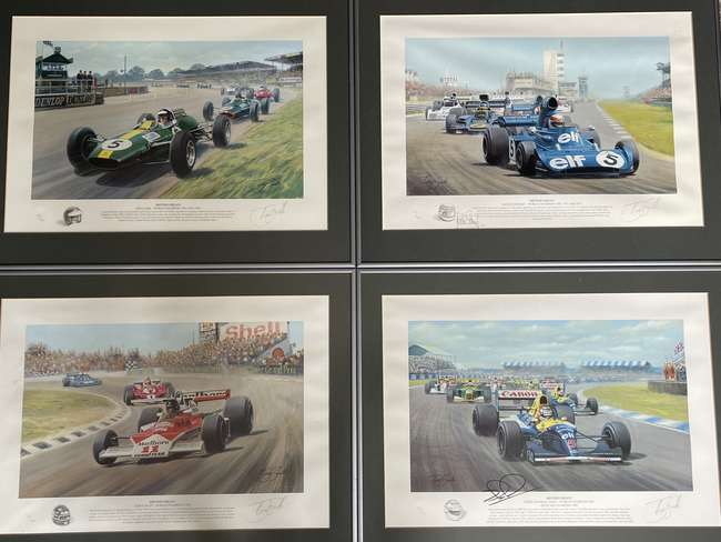 British Greats, Four Legends of The British Grand Prix*-Sold