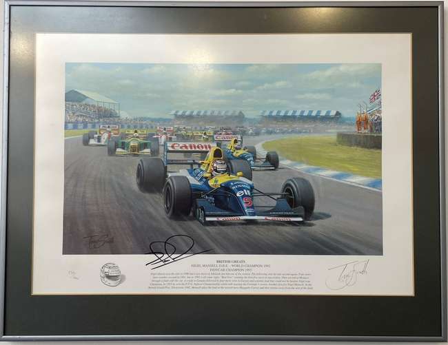 British Greats, Four Legends of The British Grand Prix*-Sold