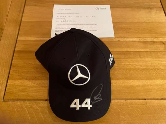 Charity Lot: Signed Mercedes Petronas Technical Drawing and -Sold