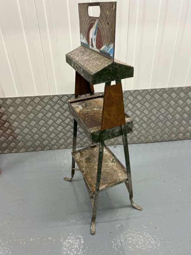 Very Rare c1930s Mobiloil Arctic Oil Metal Display Stand -Auction Lot
