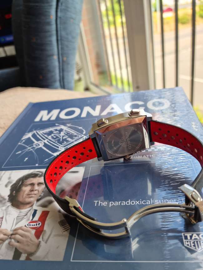 Tag Heuer Monaco 50th Anniversary and Unique Tony Upson McQu-Sold