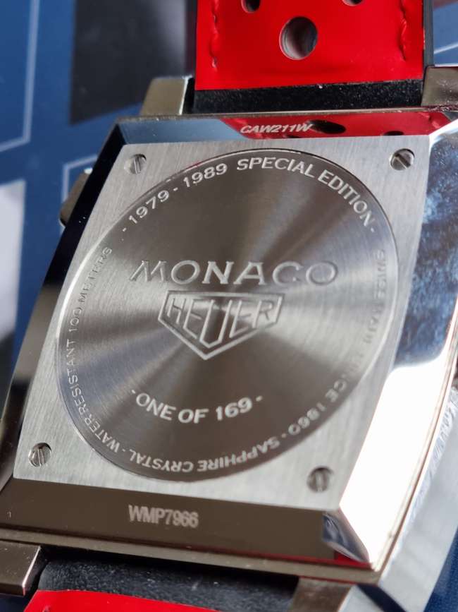 Tag Heuer Monaco 50th Anniversary and Unique Tony Upson McQu-Sold