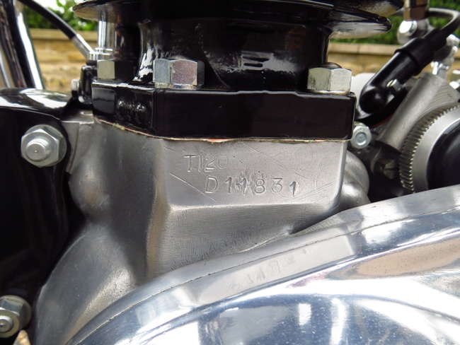 1961 Triumph T120 Bonneville 650cc-Sold