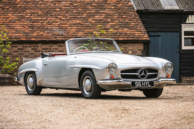 1961 Mercedes-Benz 190 SL - UK Right-Hand Drive (Silver)-Sold