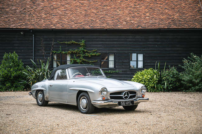 1961 Mercedes-Benz 190 SL - UK Right-Hand Drive (Silver)-Sold