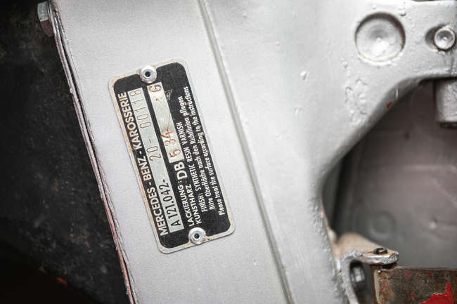 1961 Mercedes-Benz 190 SL - UK Right-Hand Drive (Silver)-Sold