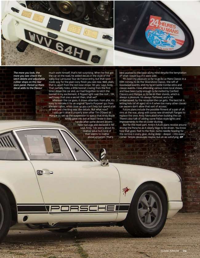 1975 Porsche 911S-based 911R Re-creation-Sold