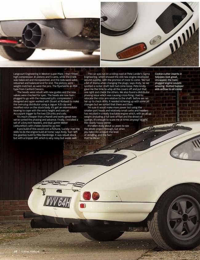 1975 Porsche 911S-based 911R Re-creation-Sold