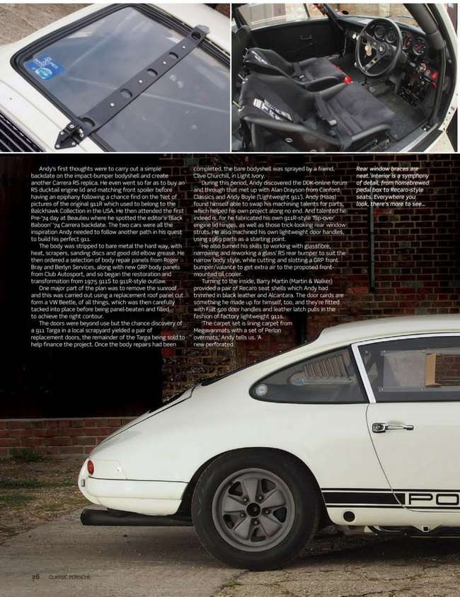 1975 Porsche 911S-based 911R Re-creation-Sold