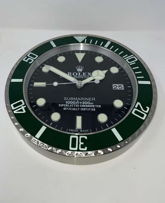 Brand New Rolex Submariner-style Wall Clock (Black)*-Sold