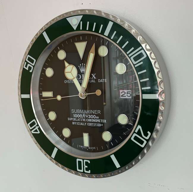 Brand New Rolex Submariner-style Wall Clock (Black)*-Sold