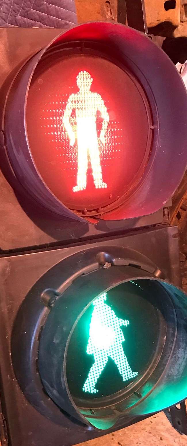 Pelican Crossing and Traffic Lights with Remote Controls-Sold