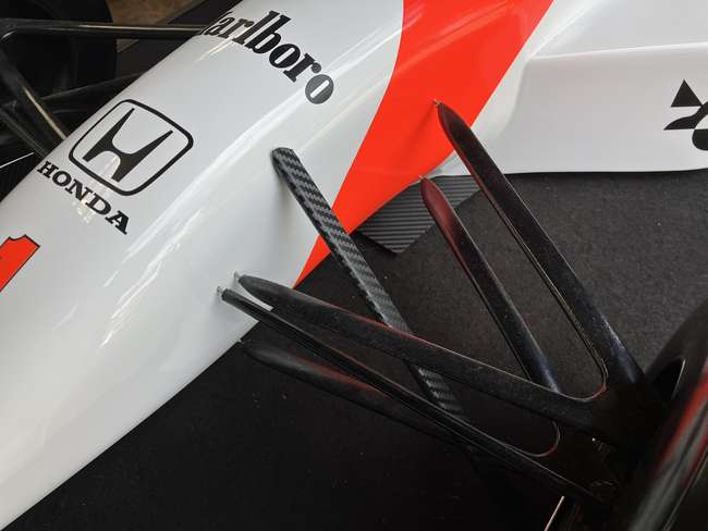 Superb Hand-Built Ayrton Senna McLaren Large Scale Display M-Auction Lot
