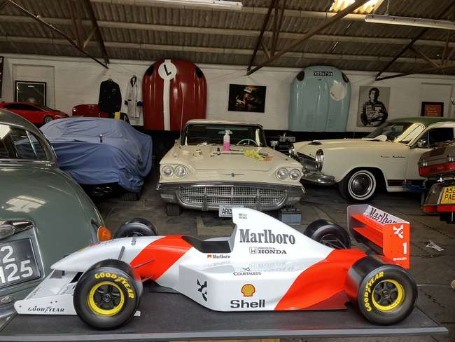 Superb Hand-Built Ayrton Senna McLaren Large Scale Display M-Auction Lot