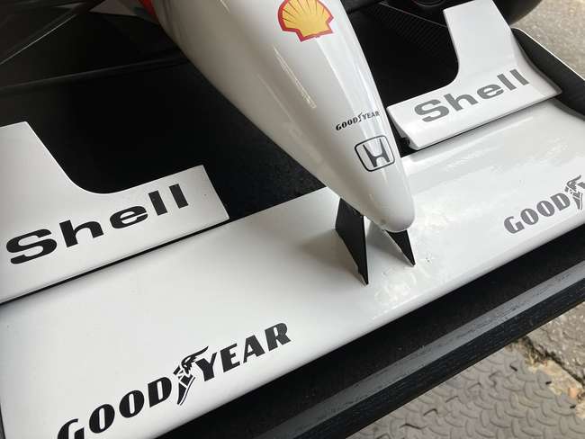 Superb Hand-Built Ayrton Senna McLaren Large Scale Display M-Auction Lot