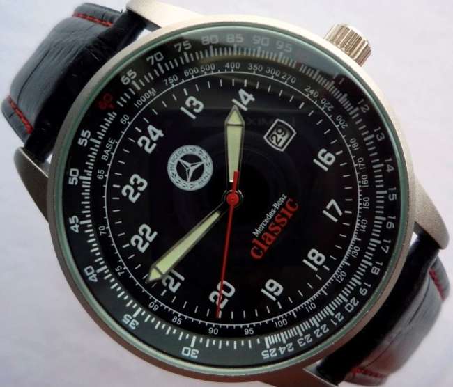 A Mercedes-Benz Classic Aviator New Old Stock Watch c.2015-Sold