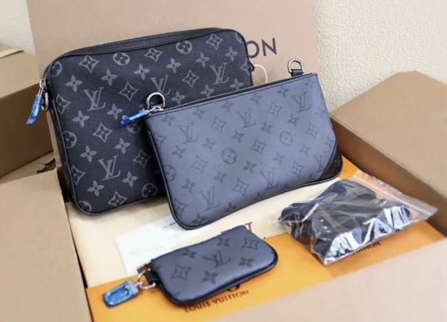 A Brand New Louis Vuitton 'Trio' Three-Piece Messenger Bag i-Sold