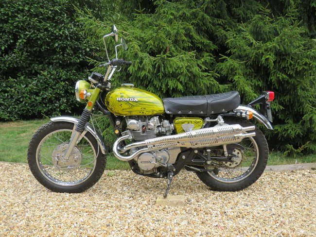1971 Honda CL450 K4 Scrambler 444cc-Sold