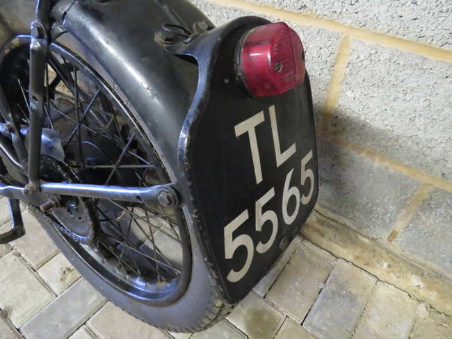1936 BSA B18 De Luxe 249cc-Sold