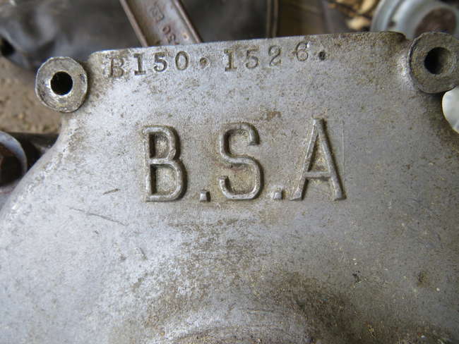 Assorted Motorcycle Parts including c.1953 BSA Winged Wheel -Sold