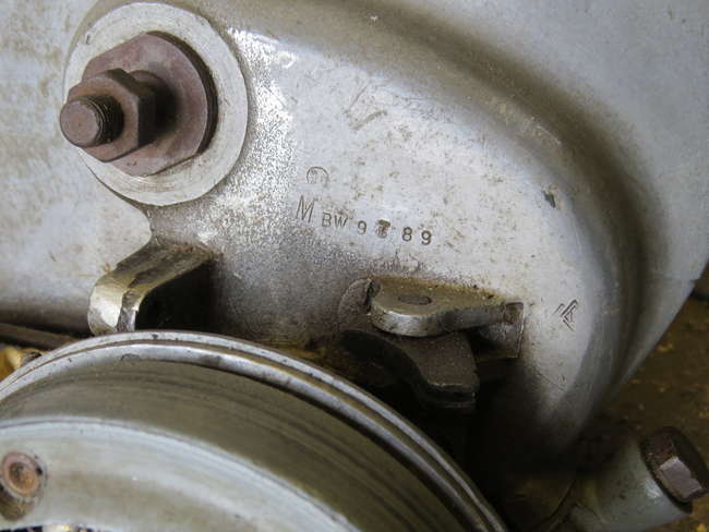 Assorted Motorcycle Parts including c.1953 BSA Winged Wheel -Sold